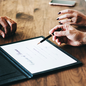 Lawyer sign contact image